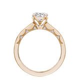 Coastal Crescent Round Solitaire