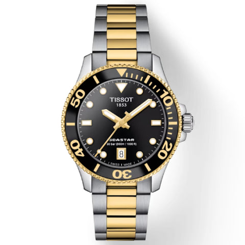 Seastar 1000 36mm Two-Tone Black Dial