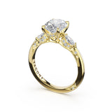 Simply TACORI | Oval 3-Stone Engagement Ring 14k Yellow Gold