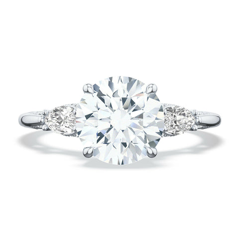 Simply Tacori 3-Stone Engagement Ring With Marquise
