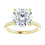 14k Yellow Gold 3ct E VS2 Lab Grown Solitaire