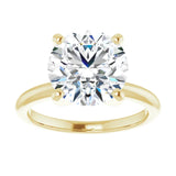 14k Yellow Gold 3ct E VS2 Lab Grown Solitaire
