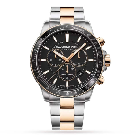 Tango 300 Men's Quartz Chronograph Classic Two-Tone Rose Gold Watch