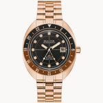 Oceanographer GMT Rose Black Dial Two-Tone Bezel Gold Tone Stainless Steel