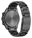 ATESSA Black Dial Super Titanium DLC Bracelet