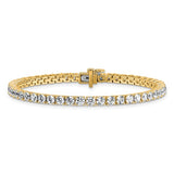 14k 7 carat Lab Grown Diamond Tennis Bracelet