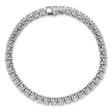 14k White Gold 9 carat Lab Grown Tennis Bracelet