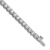 14k White Gold 9 carat Lab Grown Tennis Bracelet