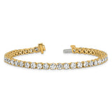 14k 9 carat Lab Grown Diamond Tennis Bracelet