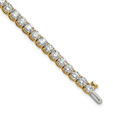 14k 9 carat Lab Grown Diamond Tennis Bracelet