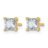 14k 1 carat Lab Grown Diamond Stud Earrings