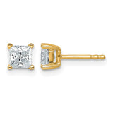 14k 1 carat Lab Grown Diamond Stud Earrings