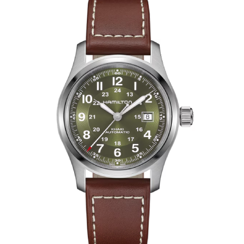 Khaki Field Auto 42mm Green Auto