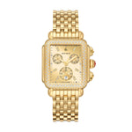 Deco 18K Gold Diamond Watch Mirror Dial