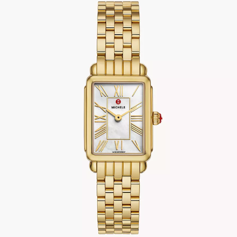 Deco Park 18k-Plated MOP Dial