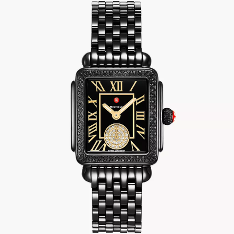 Deco Diamond Madison Mid Noir Watch