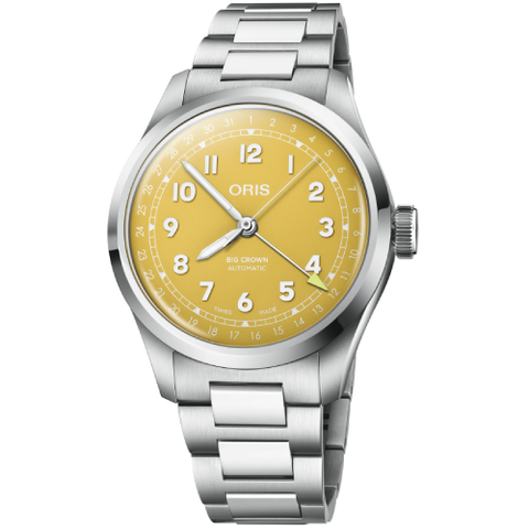 Big Crown Pointer Date Yellow Dial Bracelet