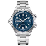 KHAKI AVIATION X-WIND DAY DATE AUTO BLUE