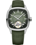 Freelancer Calibre RW1212 Men’s Automatic Green Leather Strap Watch