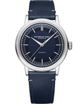 Millesime Men's Automatic Blue Leather Strap Watch
