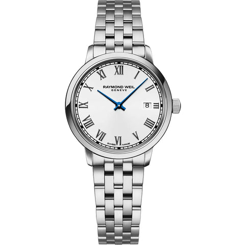 Toccata Ladies White Dial Stainless Steel Quartz Watch