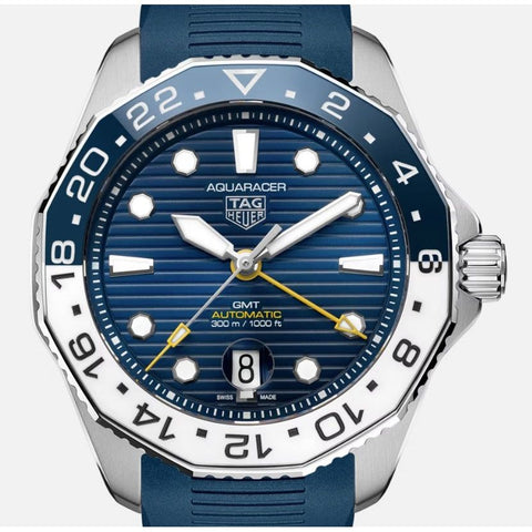 Aquaracer Professional 300 GMT Automatic Watch, 43 mm, Steel