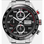 Carerra Calibre 16 Automatic Chronograph, 44 mm, Steel & Ceramic