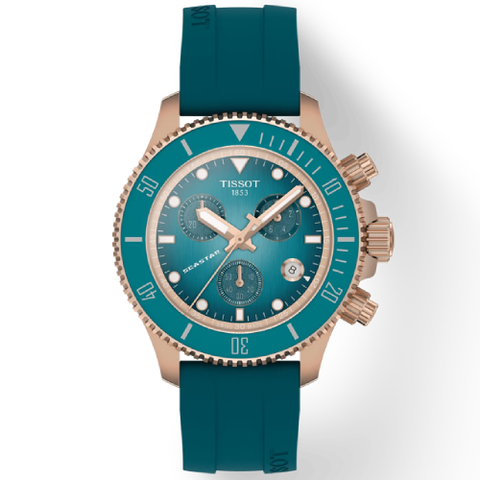 Seastar 1000 Quartz Chronograph Turquoise