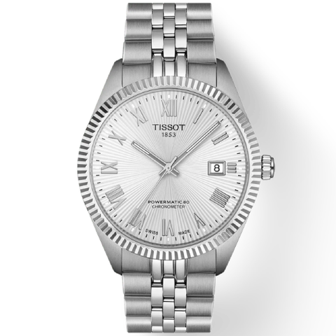 Tissot Ballade 39mm Silver Dial PW80