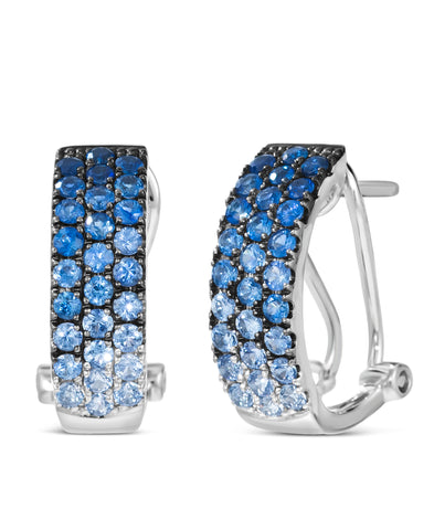 Le Vian Ombre Earrings featuring Denim Ombré® set in 14K Vanilla Gold®