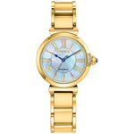 Citizen L Mae Yellow Gold Tone MOP Dial