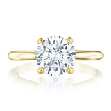 Founder's Collection | Round Solitaire Engagement Ring 14k Yellow Gold