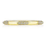 Founder's Collection | 360° Foundation Wedding Band 18k Yellow Gold 1/2 Way