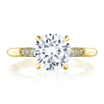 Founders 18k Yellow Gold Round Engagement Ring