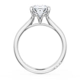 Founder's Collection | Oval Solitaire Engagement Ring 14k White Gold