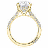 Founder's Collection | Round Solitaire Engagement Ring 18k Yellow Gold