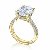 Founder's Collection | Round Solitaire Engagement Ring 18k Yellow Gold