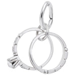 925 Wedding Rings Charm