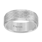 Tungsten carbide Step Edge Comfort Fit band