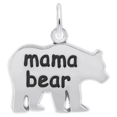 925 Mama Bear Charm