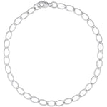 Petite Elongated Oval Link Classic Bracelet 7 Inches