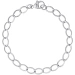 Dapped Curb Link Classic Bracelet 7 Inch