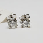 .72 Carat Round Diamond Studs