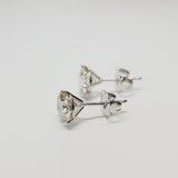 2.03 Carat Martini Set Diamond Studs