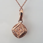 Morganite And Diamond Pendant