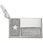 925 Texas Flag Charm