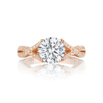 Ribbon Round Engagement Ring