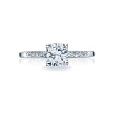 Simply Tacori Snowflake Round Engagement Ring