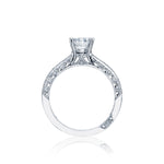 Classic Crescent Channel Set Engagement Ring