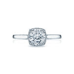 Round Dantela Halo Engagement Ring